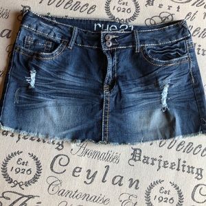 Rue 21 Juniors Mini Jean Skirt 11/12